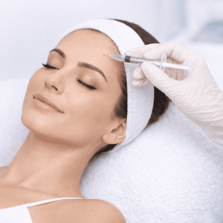 Tratamiento estético con inyección neuromoduladora